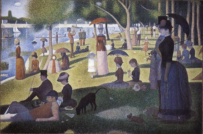 Georges Seurat Island Bowl Sunday